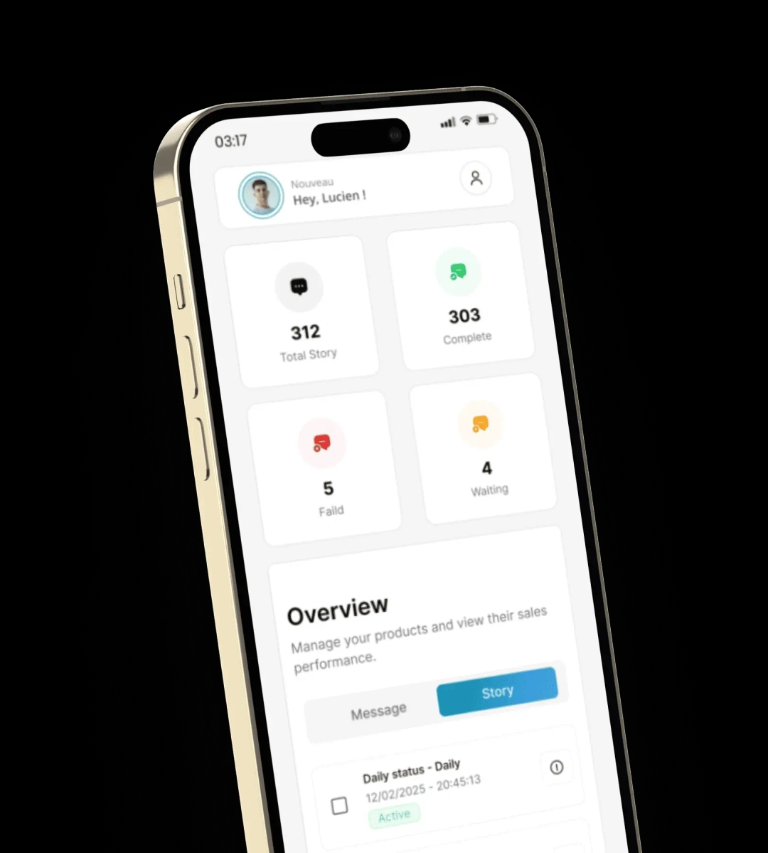 Illustration showcasing WhatsApp automation features on phone and desktop
