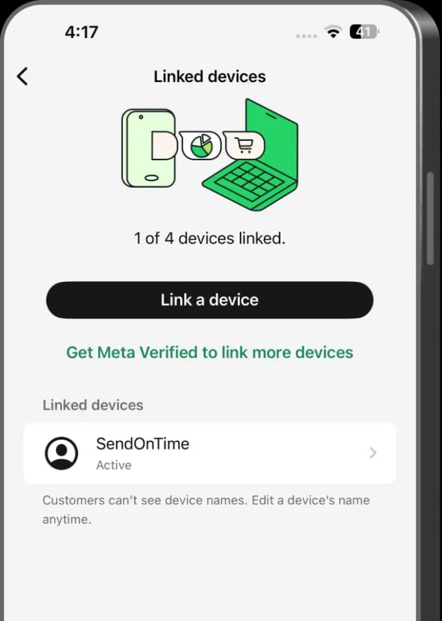 Step 1: Connect your WhatsApp without setup