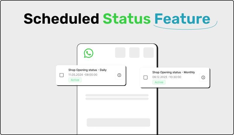 Scheduled Status Feature